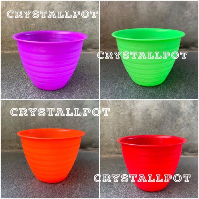 Detail Pot Bunga Warna Warni Nomer 25