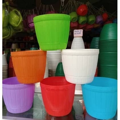 Detail Pot Bunga Warna Warni Nomer 6