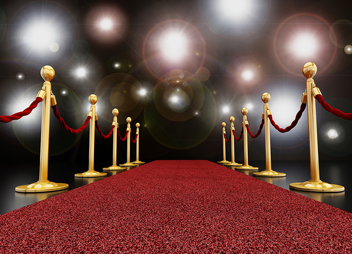 Detail Red Carpet Powerpoint Template Nomer 2