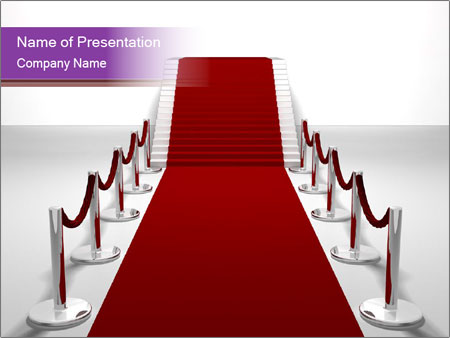 Detail Red Carpet Powerpoint Template Nomer 11