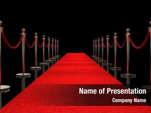 Detail Red Carpet Powerpoint Template Nomer 14