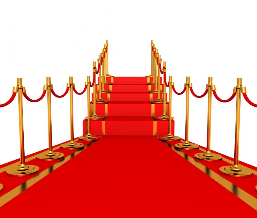 Detail Red Carpet Powerpoint Template Nomer 15
