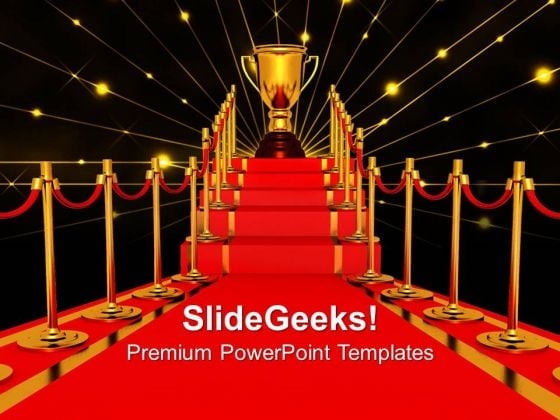 Detail Red Carpet Powerpoint Template Nomer 17