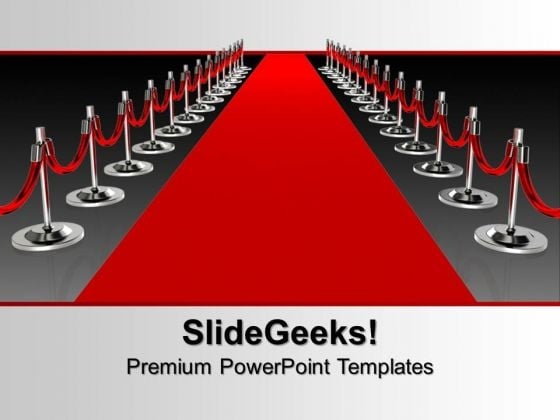 Detail Red Carpet Powerpoint Template Nomer 20