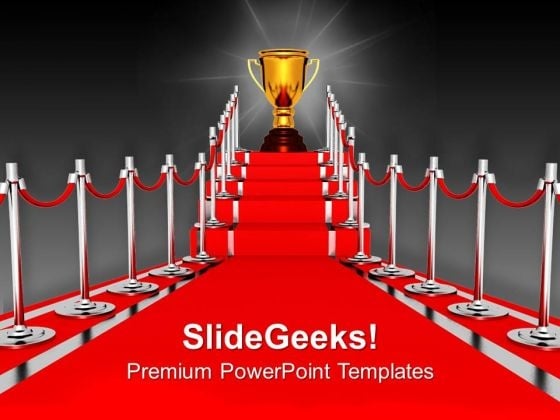 Detail Red Carpet Powerpoint Template Nomer 22