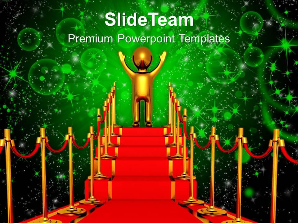 Detail Red Carpet Powerpoint Template Nomer 24