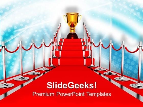 Detail Red Carpet Powerpoint Template Nomer 25