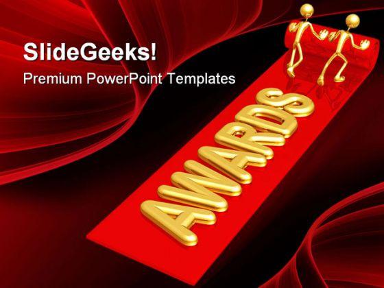 Detail Red Carpet Powerpoint Template Nomer 28