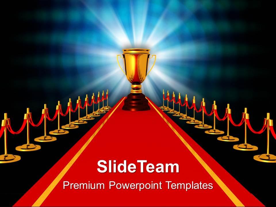 Detail Red Carpet Powerpoint Template Nomer 29