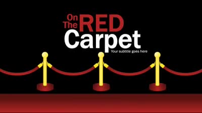 Detail Red Carpet Powerpoint Template Nomer 31