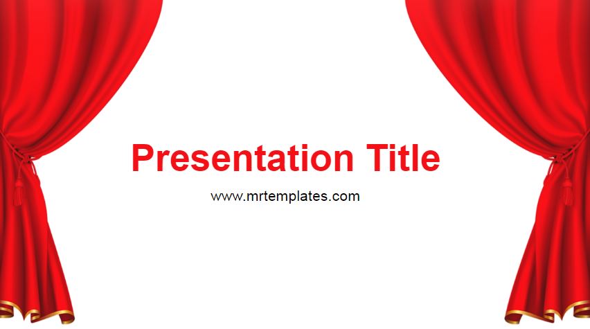 Detail Red Carpet Powerpoint Template Nomer 34