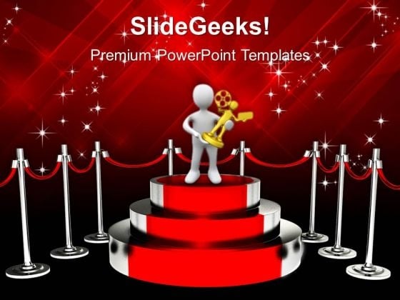 Detail Red Carpet Powerpoint Template Nomer 40