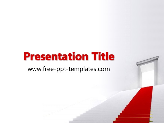 Detail Red Carpet Powerpoint Template Nomer 5