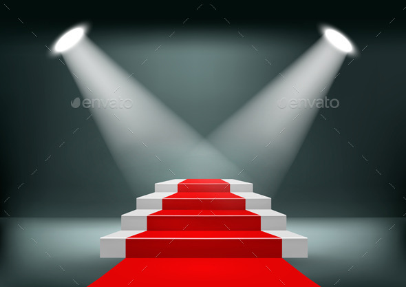 Detail Red Carpet Powerpoint Template Nomer 43