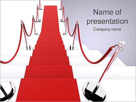 Detail Red Carpet Powerpoint Template Nomer 45