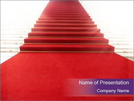 Detail Red Carpet Powerpoint Template Nomer 49