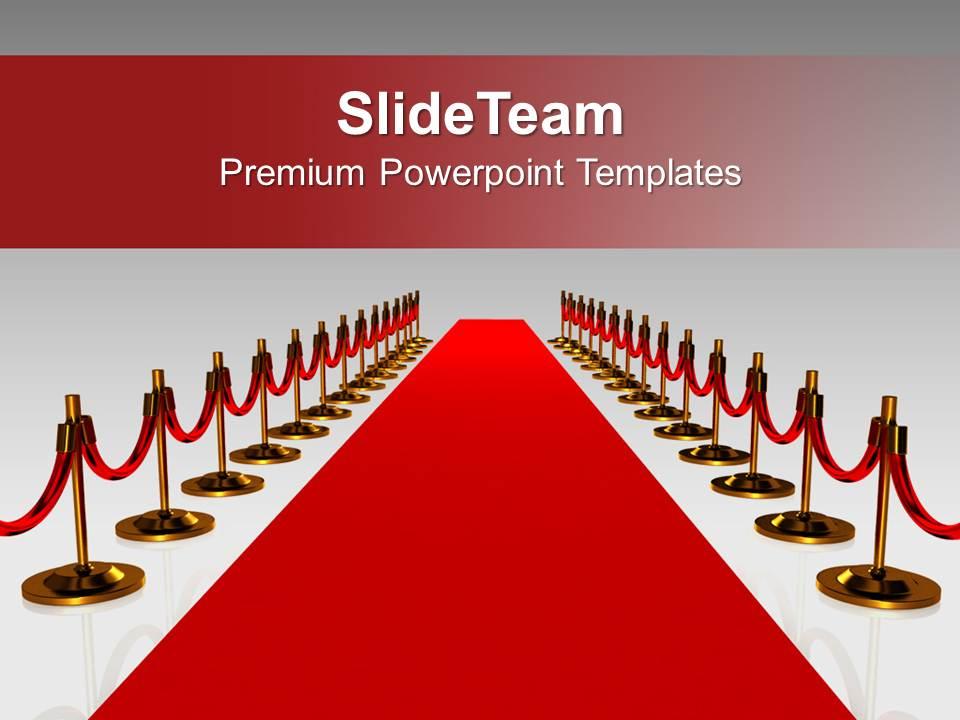 Detail Red Carpet Powerpoint Template Nomer 8