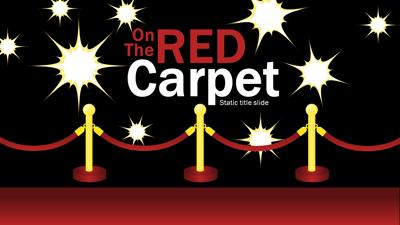 Detail Red Carpet Powerpoint Template Nomer 9