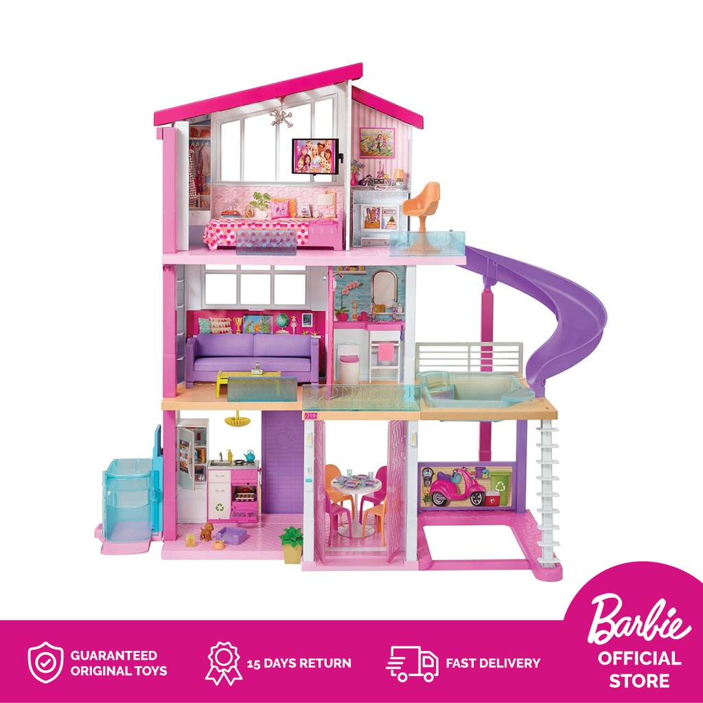 Detail Rumah Mainan Barbie Lengkap Nomer 13