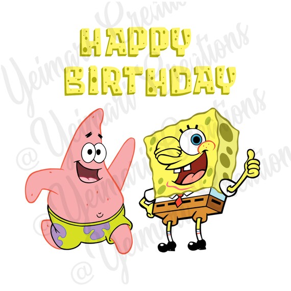 Detail Spongebob Birthday Png Nomer 35