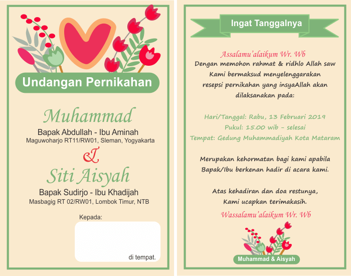 Detail Undangan Dengan Foto Nomer 44