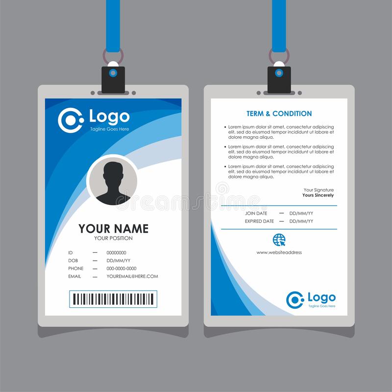 Detail Background Id Card Vector Nomer 24