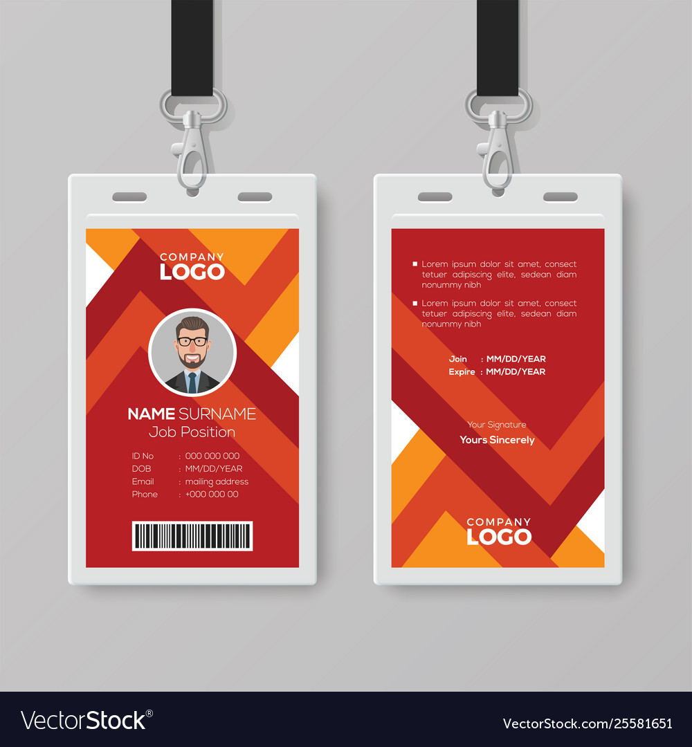 Detail Background Id Card Vector Nomer 41