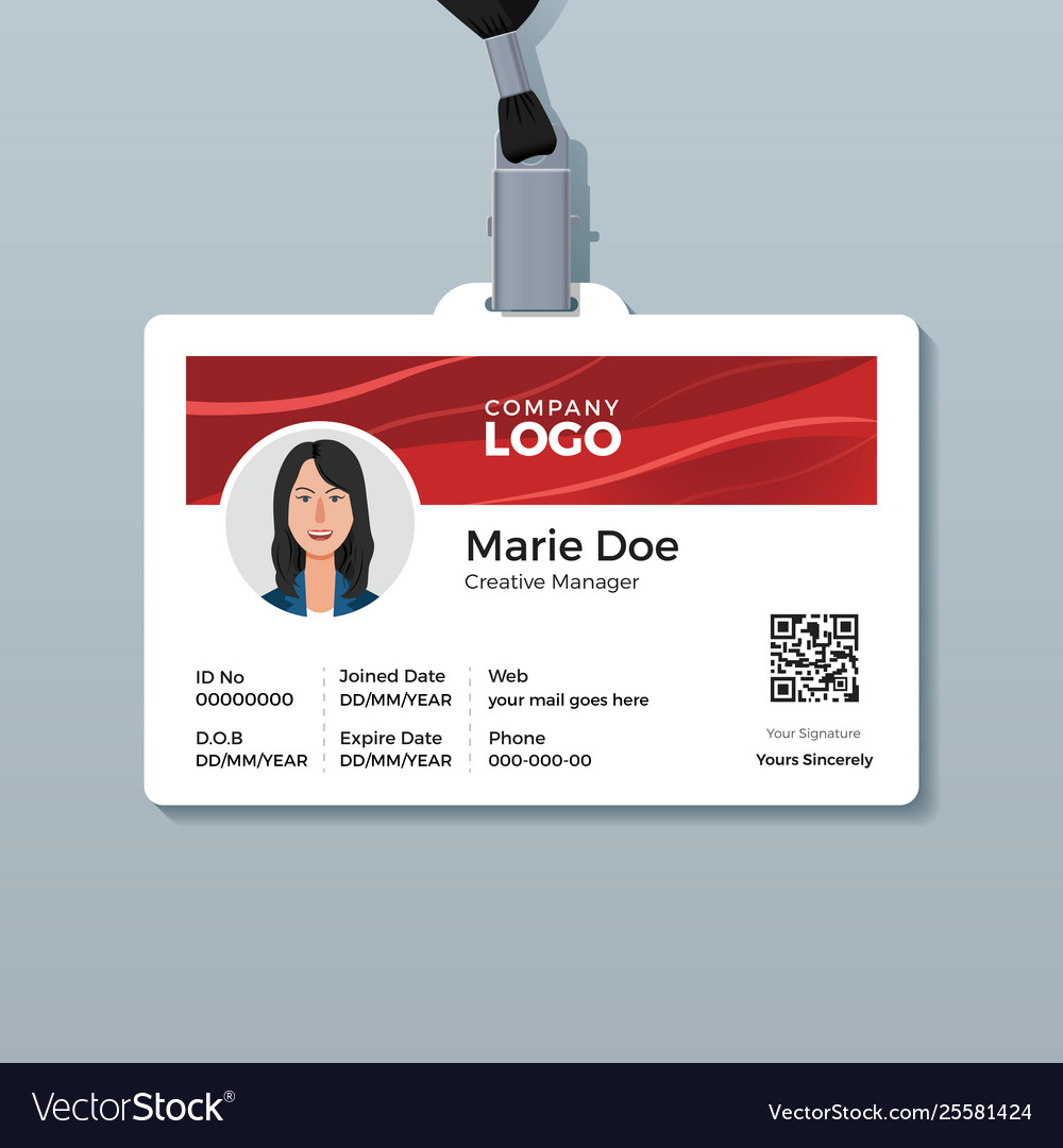 Detail Background Id Card Vector Nomer 51