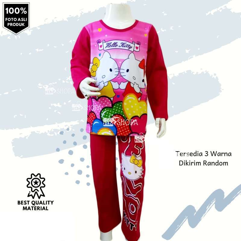 Detail Baju Tidur Anak Perempuan Hello Kitty Nomer 10