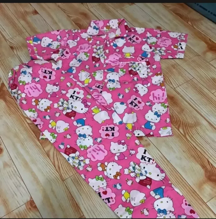 Detail Baju Tidur Anak Perempuan Hello Kitty Nomer 11