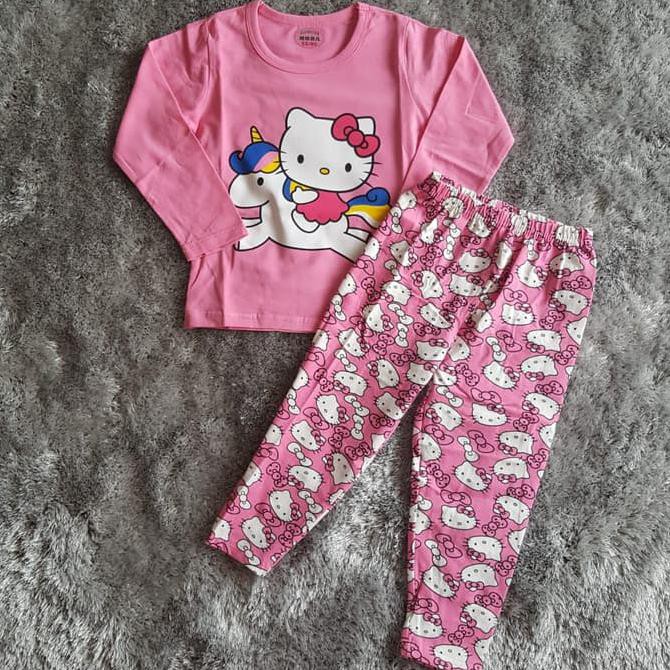 Detail Baju Tidur Anak Perempuan Hello Kitty Nomer 16