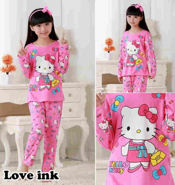 Detail Baju Tidur Anak Perempuan Hello Kitty Nomer 22