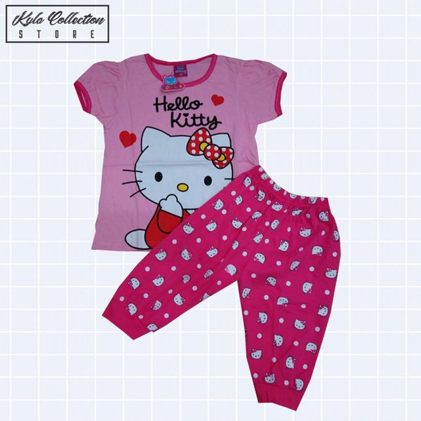Detail Baju Tidur Anak Perempuan Hello Kitty Nomer 26