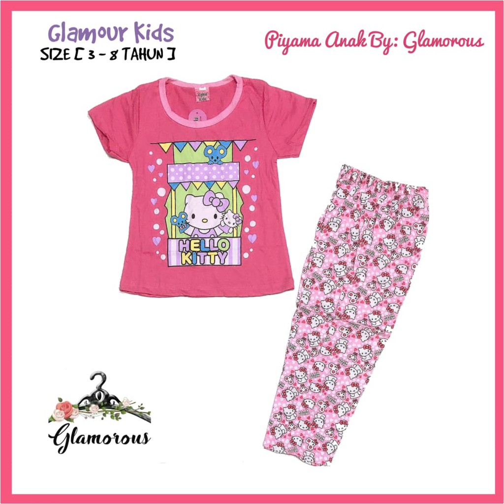 Detail Baju Tidur Anak Perempuan Hello Kitty Nomer 29