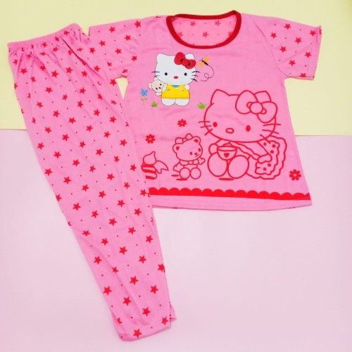 Detail Baju Tidur Anak Perempuan Hello Kitty Nomer 30