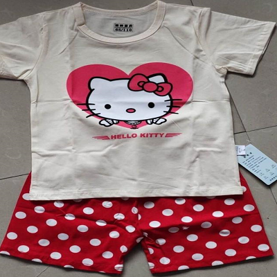 Detail Baju Tidur Anak Perempuan Hello Kitty Nomer 36