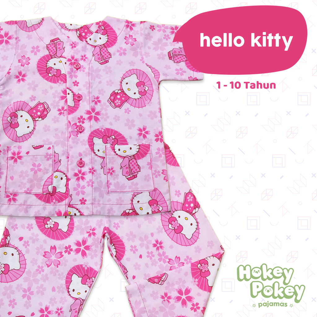 Detail Baju Tidur Anak Perempuan Hello Kitty Nomer 38