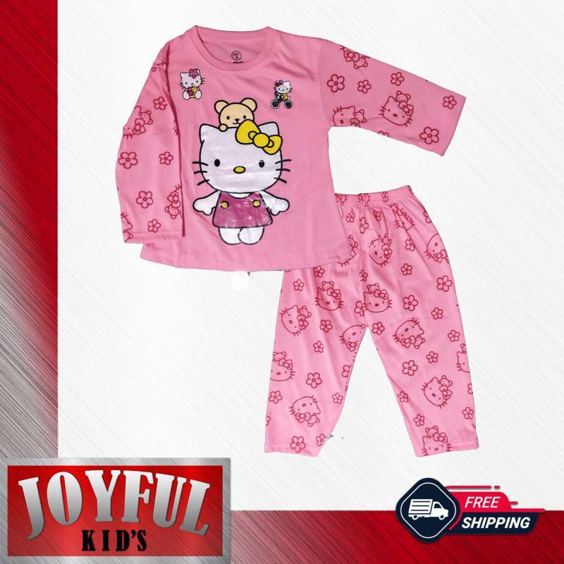 Detail Baju Tidur Anak Perempuan Hello Kitty Nomer 40