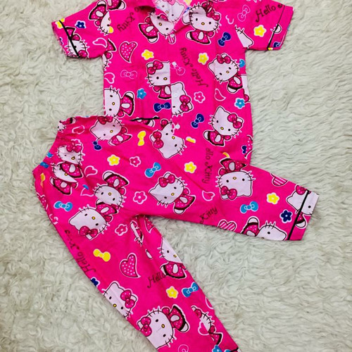 Detail Baju Tidur Anak Perempuan Hello Kitty Nomer 42