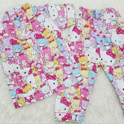 Detail Baju Tidur Anak Perempuan Hello Kitty Nomer 8