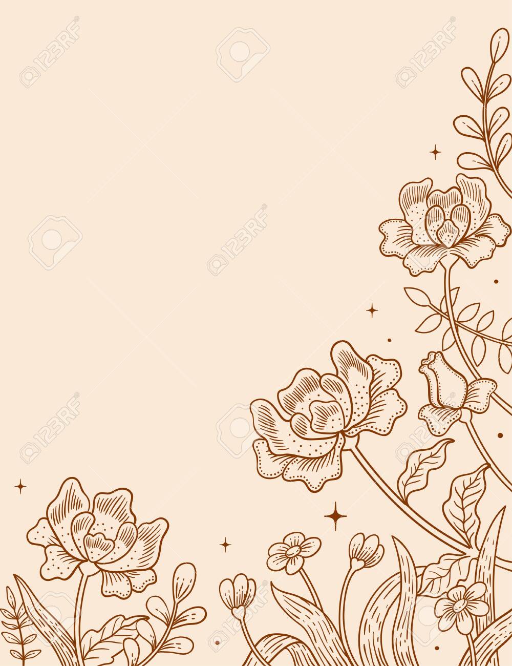 Detail Batik Bunga Vector Nomer 29