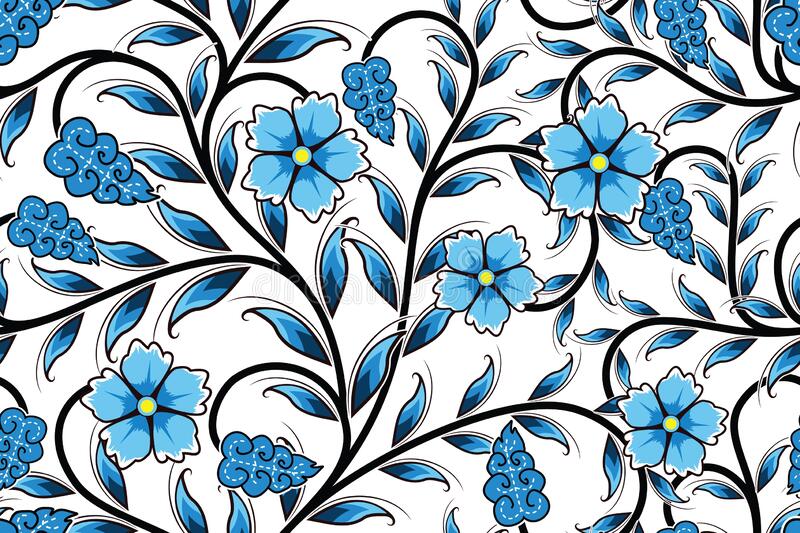 Detail Batik Bunga Vector Nomer 34
