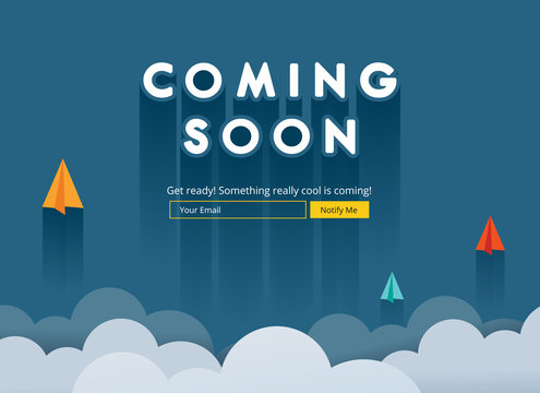 Detail Coming Soon Landing Page Template Nomer 33