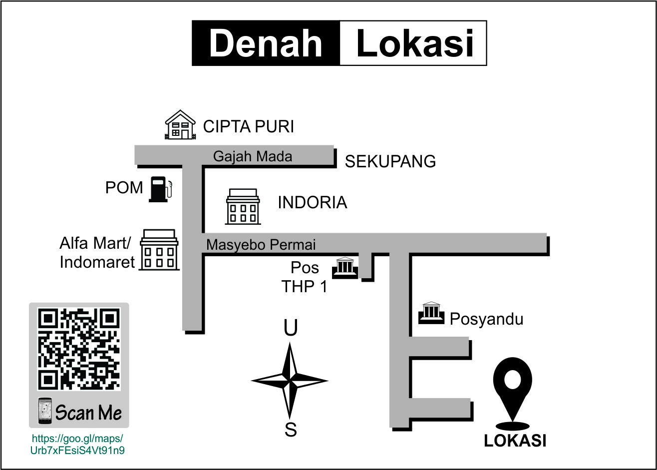 Detail Contoh Denah Lokasi Rumah Nomer 23