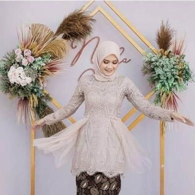 Detail Contoh Kebaya Modern Hijab Nomer 28