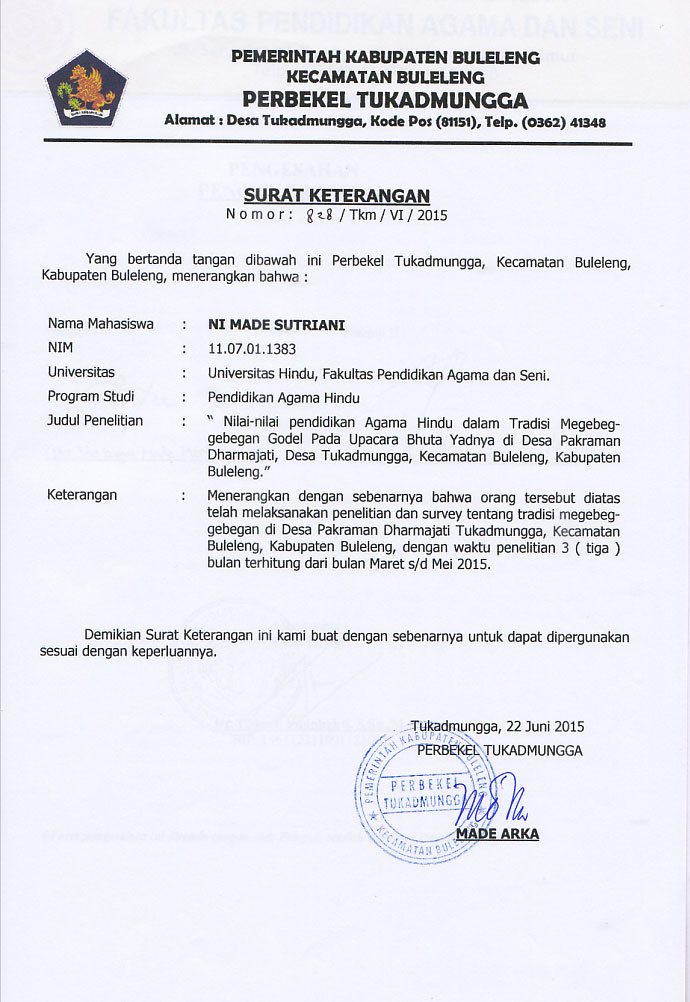 Detail Contoh Surat Izin Penelitian Ke Kesbangpol Nomer 21