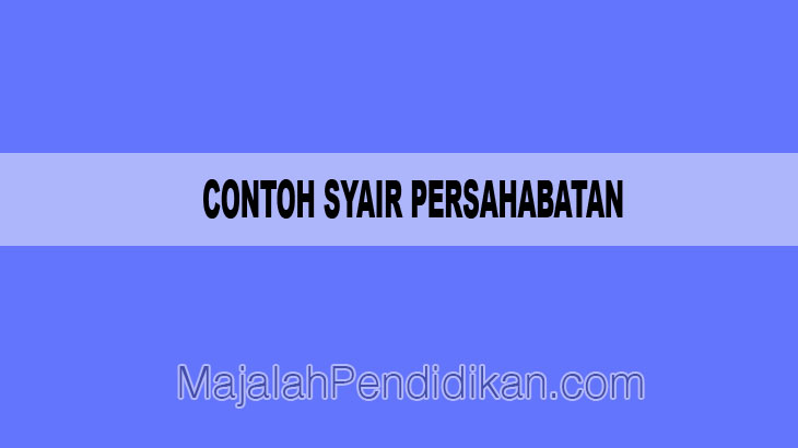 Detail Contoh Syair Pendek Nomer 8