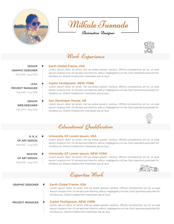 Detail Cv Template Word 2 Pages Nomer 40