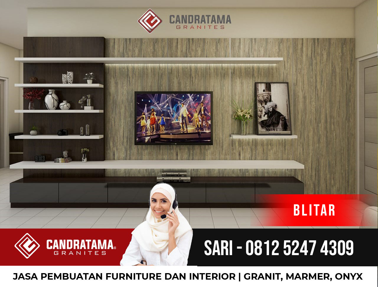 Detail Desain Backdrop Tv Terbaru Nomer 47