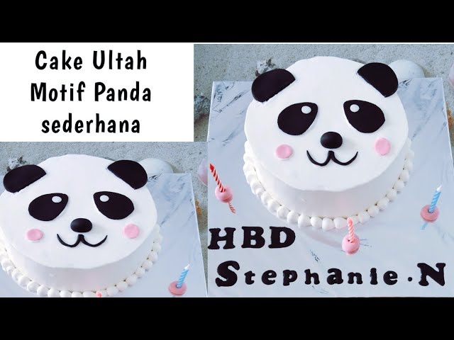 Detail Gambar Kue Ultah Karakter Panda Nomer 45